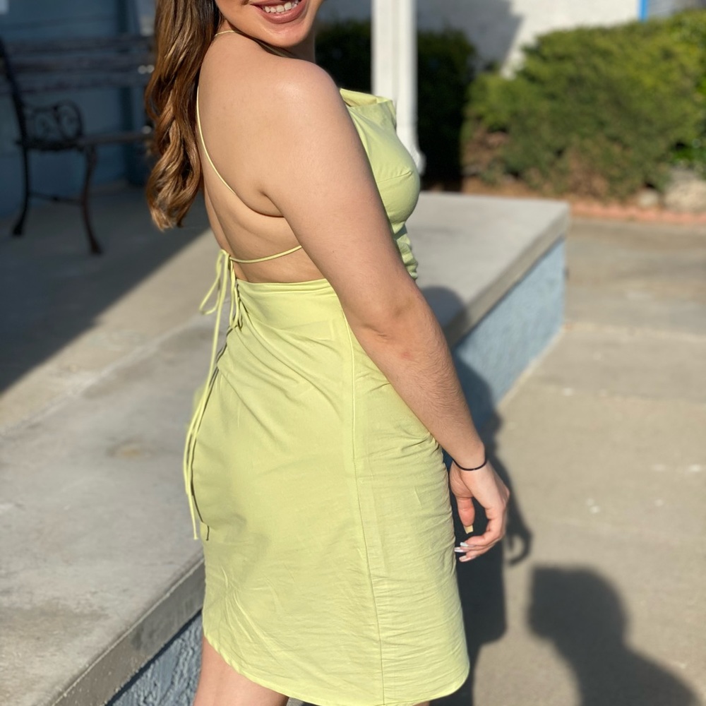 Key Lime Mini Dress